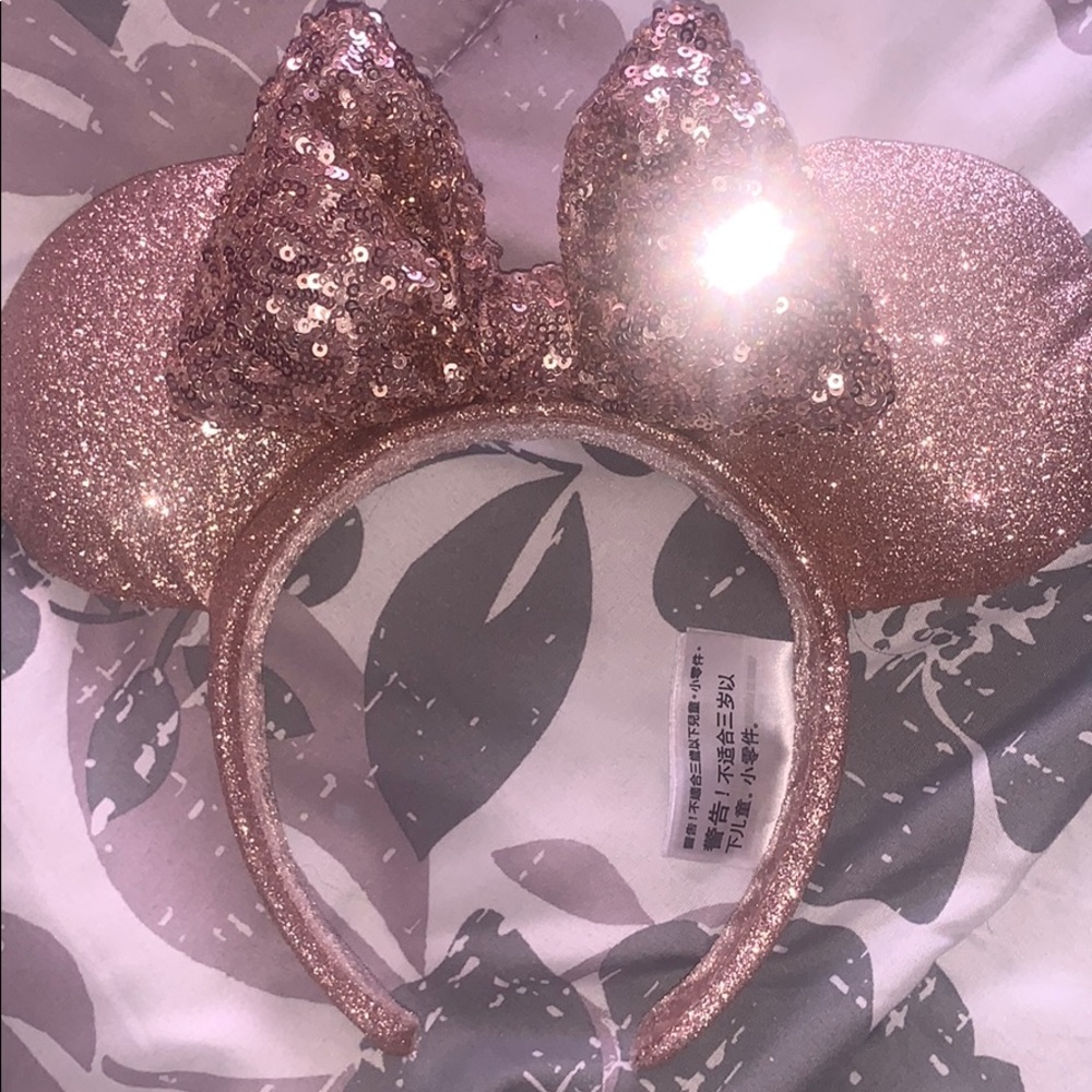 Rose gold Mickey ears